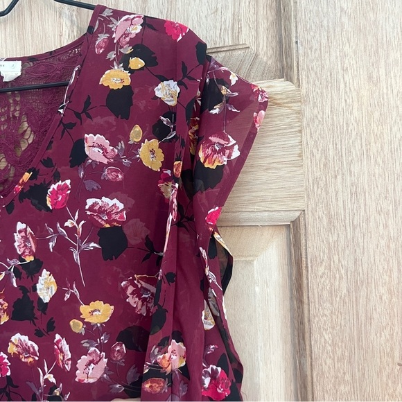 Meadow rue Anthropologie women’s blouse floral print size s‎ - Picture 4 of 8